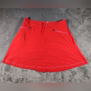 Title Nine Women’s Nimblene Orange Swing Skort Size 6